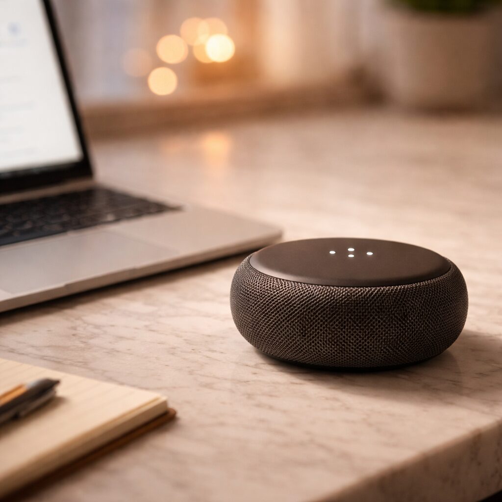 Smart speaker device for voice search optimization